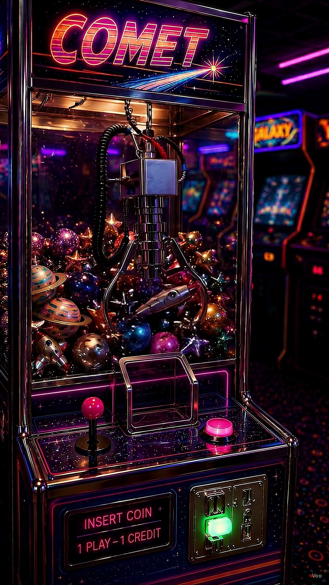 A frame from Comet Shoes — To Infinity & Beyond